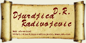 Đurđica Radivojević vizit kartica